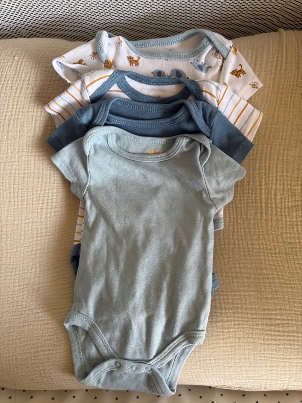 Baby boy onesies.